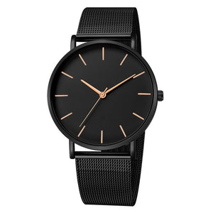 Free Shipping Women Watch Mesh Stainless Steel Bracelet Casual