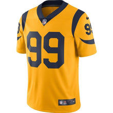 Load image into Gallery viewer, Aaron Donald Los Angeles Rams Nike Color Rush Vapor Limited Jersey - Gold