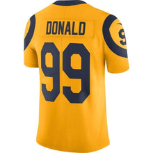 Load image into Gallery viewer, Aaron Donald Los Angeles Rams Nike Color Rush Vapor Limited Jersey - Gold