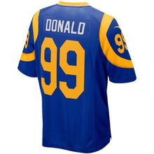 Load image into Gallery viewer, Aaron Donald Los Angeles Rams Nike Player Game Jersey - Royal