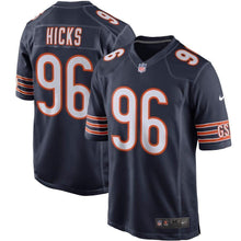 Load image into Gallery viewer, Akiem Hicks Chicago Bears Nike Player Game Jersey - Navy