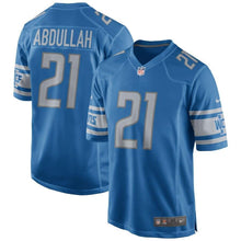 Load image into Gallery viewer, Ameer Abdullah Detroit Lions Nike Game Player Jersey - Blue