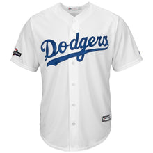 Load image into Gallery viewer, Cody Bellinger Los Angeles Dodgers Majestic 2019 Postseason Home Official Cool Base Player Jersey - White