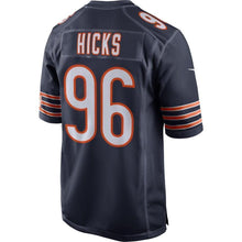 Load image into Gallery viewer, Akiem Hicks Chicago Bears Nike Player Game Jersey - Navy