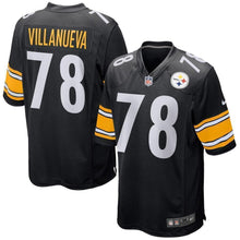 Load image into Gallery viewer, Alejandro Villanueva Pittsburgh Steelers Nike Game Jersey - Black
