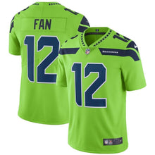 Load image into Gallery viewer, 12s Seattle Seahawks Nike Vapor Untouchable Color Rush Limited Player Jersey - Neon Green