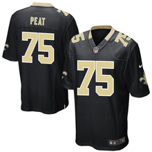 Load image into Gallery viewer, Andrus Peat New Orleans Saints Nike Game Jersey - Black