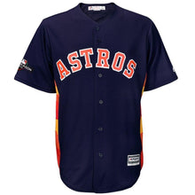 Load image into Gallery viewer, Alex Bregman Houston Astros Majestic 2019 Postseason Official Cool Base Player Jersey - Navy