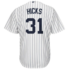 Load image into Gallery viewer, Aaron Hicks New York Yankees Majestic Home Cool Base Replica Player Jersey - White