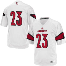 Load image into Gallery viewer, #23 Louisville Cardinals adidas Replica Football Jersey - White