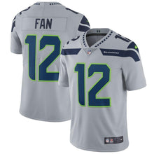 Load image into Gallery viewer, 12s Seattle Seahawks Nike Vapor Untouchable Limited Player Jersey - Gray