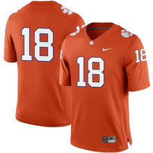 Load image into Gallery viewer, #18 Clemson Tigers Football Game Jersey – Orange