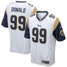 Load image into Gallery viewer, Aaron Donald Los Angeles Rams Nike Game Jersey - White