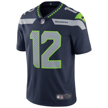 Load image into Gallery viewer, 12s Seattle Seahawks Nike Vapor Untouchable Limited Player Jersey - College Navy