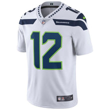 Load image into Gallery viewer, 12s Seattle Seahawks Nike Vapor Untouchable Limited Player Jersey - White