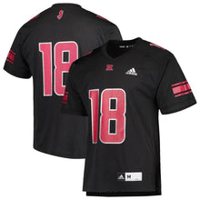 Load image into Gallery viewer, #18 Rutgers Scarlet Knights adidas Special Game Premier Jersey - Black