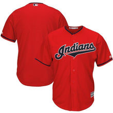 Load image into Gallery viewer, Cleveland Indians Majestic Alternate 2019 Cool Base Team Jersey - Scarlet