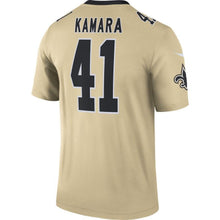 Load image into Gallery viewer, Alvin Kamara New Orleans Saints Nike Inverted Legend Jersey - Gold