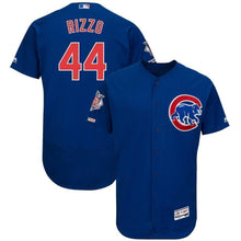 Load image into Gallery viewer, Anthony Rizzo Chicago Cubs Majestic Flex Base Collection Player Jersey - Royal/White