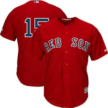 Load image into Gallery viewer, Dustin Pedroia Boston Red Sox Majestic Alternate Official Cool Base Replica Player Jersey - Scarlet