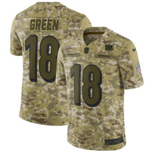 Load image into Gallery viewer, A.J. Green Cincinnati Bengals Nike Salute to Service Limited Jersey - Camo
