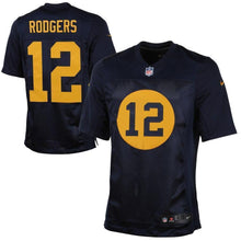 Load image into Gallery viewer, Aaron Rodgers Green Bay Packers Nike Elite Jersey - Navy Blue