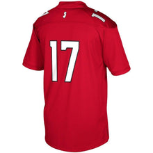 Load image into Gallery viewer, #17 Rutgers Scarlet Knights adidas Chase Football Jersey - Red