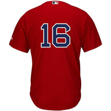Load image into Gallery viewer, Andrew Benintendi Boston Red Sox Majestic Alternate Official Replica Cool Base Player Jersey - Scarlet