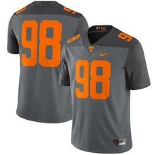 Load image into Gallery viewer, #98 Tennessee Volunteers Nike Limited Football Jersey - Gray