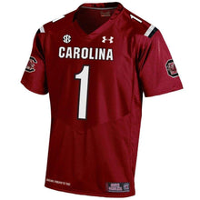Load image into Gallery viewer, #1 South Carolina Gamecocks Under Armour Team Replica Football Jersey - Garnet