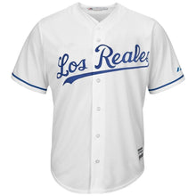 Load image into Gallery viewer, Alex Gordon Kansas City Royals Majestic Los Reales Cool Base Player Jersey - White