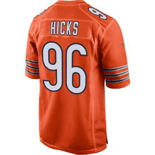 Load image into Gallery viewer, Akiem Hicks Chicago Bears Nike Player Game Jersey - Orange