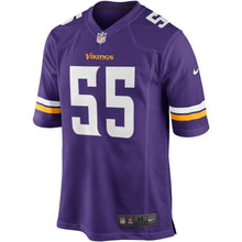 Load image into Gallery viewer, Anthony Barr Minnesota Vikings Nike Game Jersey - Purple