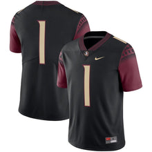 Load image into Gallery viewer, Florida State Seminoles Nike Team Game Football Jersey - Black