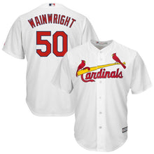 Load image into Gallery viewer, Adam Wainwright St. Louis Cardinals Majestic Cool Base Player Jersey - White