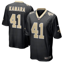 Load image into Gallery viewer, Alvin Kamara New Orleans Saints Nike Game Jersey - Black