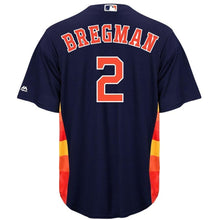 Load image into Gallery viewer, Alex Bregman Houston Astros Majestic Fashion Official Cool Base Replica Player Jersey - Navy