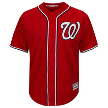 Load image into Gallery viewer, Adam Eaton Washington Nationals Majestic Alternate Official Cool Base Replica Player Jersey - Scarlet