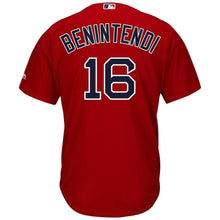 Load image into Gallery viewer, Andrew Benintendi Boston Red Sox Majestic Alternate Official Cool Base Replica Player Jersey - Scarlet