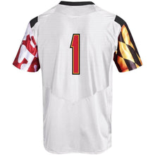 Load image into Gallery viewer, #1 Maryland Terrapins Under Armour Replica Football Jersey - White