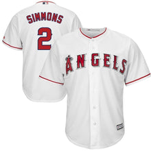 Load image into Gallery viewer, Andrelton Simmons Los Angeles Angels Majestic Home Cool Base Player Jersey - White