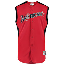 Load image into Gallery viewer, American League Majestic 2019 MLB All-Star Game Workout Team Jersey - Red/Navy
