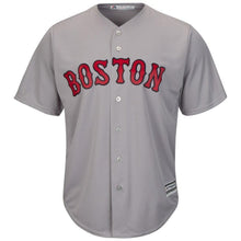 Load image into Gallery viewer, Andrew Benintendi Boston Red Sox Majestic Road Official Cool Base Replica Player Jersey - Gray