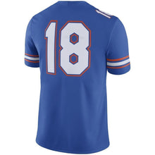 Load image into Gallery viewer, #18 Florida Gators Jordan Brand Game Football Jersey - Royal