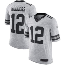 Load image into Gallery viewer, Aaron Rodgers Green Bay Packers Nike Gridiron Gray II Limited Jersey - Gray
