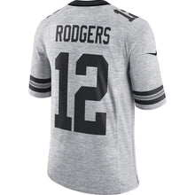 Load image into Gallery viewer, Aaron Rodgers Green Bay Packers Nike Gridiron Gray II Limited Jersey - Gray