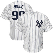 Load image into Gallery viewer, Aaron Judge New York Yankees Majestic Home Cool Base Player Jersey - White/Navy